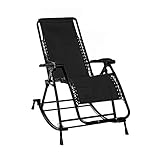 genialo Variabler-Schaukelstuhl, wandelbarer Schaukel- & Liegestuhl für Garten, Terrasse, Balkon,...