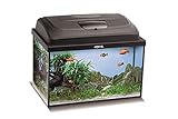 Aquael Aquarium Set Classic LT inkl. Abdeckung Filter Heizer LED Beleuchtung (40x25x25 rechteckig)...