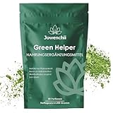 Grüne Entgiftungspulver, 200g Superfood Pulver, Greens Pulver helfer, Pflanzenpulver mit Matcha,...