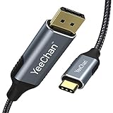 USB C auf DisplayPort Kabel 10FT/3M, YeeChan (4K @ 60Hz, 2K @ 144Hz) Typ C auf DisplayPort Kabel...