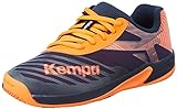 Kempa Wing Handballschuh, Marine/Fluo Orange, 35 EU