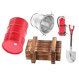 Supvox 5 Stück Mini-benzinkanister Rc Auto Lagerregal Rc-werkzeugständer Feuerlöscher...