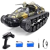 Mostop Ferngesteuerter Panzer 1/12 Maßstab Transport Militärfahrzeug Offroad Crawler, 2,4 GHz...