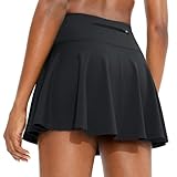 ThreeH Damen Tennisröcke leichte Plissierte athletische Skorts Sport Golf Running Mini Rock mit...