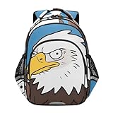 Nexawaveo Angry Big Bird Rucksack für Vorschule, Kindergarten, Grundschule, Büchertasche für...