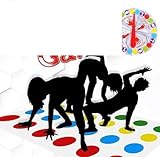 YCVBCY Drehspiele Bodenspiel mit Spielmatte für Kinder und Erwachsene Kindergeburtstagsspiele ab 6...