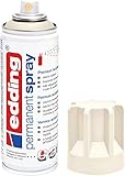 edding 5200 Permanent Spray - cremeweiß matt - 200 ml - Acryllack zum Lackieren und Dekorieren von...