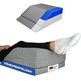 Höhenverstellbares Venenkissen – Beinhochlagerungskissen in S–M & L–XL – Keilkissen mit...
