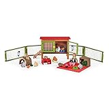 SCHLEICH 72160 Picknick mit den kleinen Haustieren, ab 3 Jahren, Farm World - Spielset, 26 Teile
