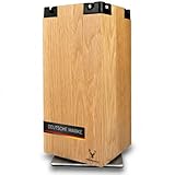 Messerblock ohne Messer magnetisch [Premium] | 360° drehbar | 5 kg schwer | Europäische Eiche |...