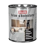 OELLERS Beton- & Bodenfarbe, 5-7m2 / Liter (1 Liter), Betonfarbe für Garagen, Keller, Werkstätten...