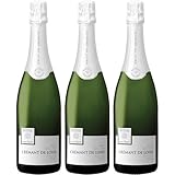 Loire Proprietés Diamant de Brut Crémant AOC weiss Frankreich inkl. FeinWert E-Book (3 x 0.75 l)