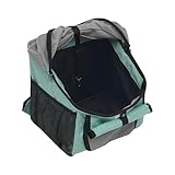 Faltbarer Hundefahrradkorb Haustier Fahrradkorb mit Dreifach Faltbare Netz, Atmungsaktiver...