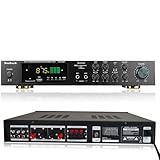 KEESUNG HiFi VerstäRker 5 Kanal Digital FM USB Stereo Amplifier, Bluetooth Stereo Audio Stereo...