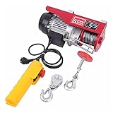 250kg Elektrischer Winde Hebekran Crane Overhead Garage Winch Fernbedienung Auto Lift