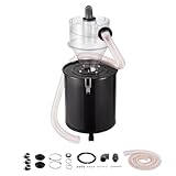 VEVOR Zyklon-Staubabscheider mit Metalltank, 10 cm Nachrüst-Zyklonabscheider für Staubsammler,...