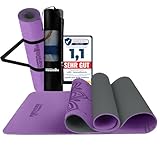 LA MENTE ES MARAVILLOSA - Gymnastikmatte, Rutschfest Yogamatte inkl. Tragegurt + Tasche +...