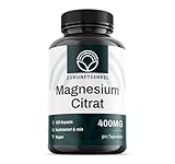 Magnesiumcitrat 120 Kapseln Hochdosiert Elementares Magnesium Citrat 400mg Komplex Vegan (1)