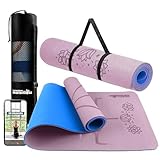 LA MENTE ES MARAVILLOSA - Gymnastikmatte, Rutschfest Yogamatte inkl. Tragegurt + Tasche +...