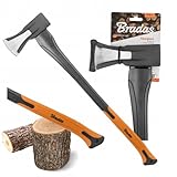 Bradas GARDEN CARE - Spaltaxt - äxte - Beil aus gehärtetem Stahl & Fiberglas - Perfekt für...