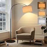 Yicenscoltd Bogenlampe Stehlampe Wohnzimmer– LED Stehlampe Dimmbar mit 3 Farbtemperaturen,12W E27...