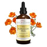 Kalifornischer Mohn Tinktur 100ml | Eschscholzia californica Tropfen (1:4 Extrakt) | Premium...