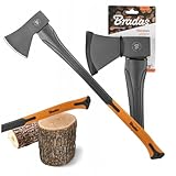 Bradas GARDEN CARE - Universale Axt - äxte - Beil aus gehärtetem Stahl & Fiberglas - Perfekt für...