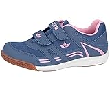 Lico Active Indoor V Mädchen Hallenturnschuh, grau/rosa, 33 EU