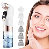 Mitesserentferner Porenreiniger Gesicht, 3 Modi & 6 Saugspitzen Pickelsauger Mitesser Entferner mit...