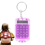 Taschenrechner, Schlüsselanhängerrechner, kleiner Taschenrechner mit Tasten, Taschenrechner in...