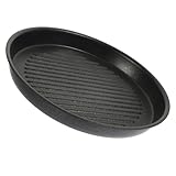 Homoyoyo Grillplatte Gusseisen Steakpfanne 21.5cm Gasgrill Zubehör für Küche und Outdoor Camping...