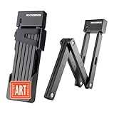 ROCKBROS Faltschloss Fahrradschloss, Hohe Sicherheit & Diebstahlschutz, 104 cm Faltbares Schloss...