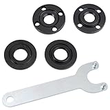 4 Stück Ersatzteile für Winkelschleifer Zubehör mit 125mm Flex Schlüssel und Flanschschlüssel,...