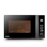 Toshiba MV-AM20T(BK) Mikrowelle/Solo-Mikrowelle/ 20 L/ 800 W/ 5 Leistungsstufen/ 12...
