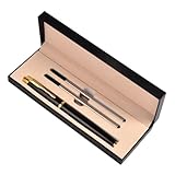 FOYTOKI Signier Gelroller Stifte Satz Schwarz Metallgehäuse für Büro Konferenzen Festival...