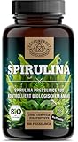 Spirulina -6000mg je Tagesdosis- 600 Tabletten - WICHTIG: 100% BIO zertifiziertes Spirulina aus...