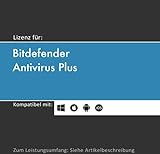 Lizenz für Bitdefender Antivirus Plus inkl. VPN | 2024 | originale Vollversion | 1-10 Gerät(e) |...