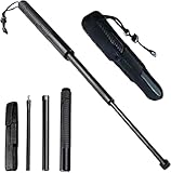 Trekkingstöcke Schlagstock, Und Wanderstöcke Teleskop, Schwarz Leichte Teleskopschlagstock,...