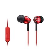 Sony MDR-EX110APR In-Ear-Kopfhörer rot