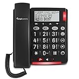 Amplicomms BigTel 48 Plus schnurgebundenes Großtastentelefon mit Freisprechfunktion und extra...