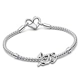 Pandora Starter-Set Damen-Armband Silber Handgeschriebene Liebe modischer Armschmuck für Frauen,...