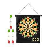 Magnetisches Dartboard für Kinder & Erwachsene | Doppelseitige Kinder Dartscheibe mit 4/6...