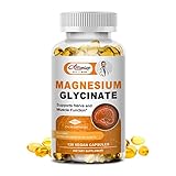 Alliwise Magnesium Glycinat 400mg, Magnesium Hochdosiert 120 Kapseln/Softgel, 30 Days Supply