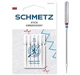 SCHMETZ | 5 Nähmaschinennadeln | Stick (Embroidery) | 130/705 H-E | Nadeldicke 75/11 | auf jeder...