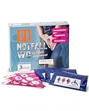 Pippi Lissi Notfall Einweg-Toilette für Frauen und Männer - 3er Pack - Hygienische Taschen-WC...