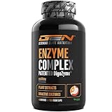 Enzym Komplex - Verdauungsenzyme mit patentierten DigeZyme®, Bromelain, Pepsin, Papain,...