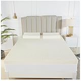Matratzenauflage aus Naturlatex, Premium-Biobezug, mittlere Festigkeit zur Linderung von Schulter-...