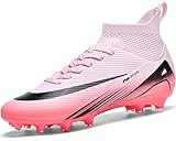 Mufanton Fußballschuhe Herren High Top Spike Cleats Professionelle Fussballschuhe Jugendliche...