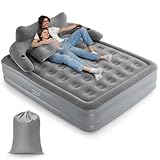 HAUSPROFI Luftbett 2 Personen, Luftmatratze Selbstaufblasend mit Integrierter Pumpe, Aufblasbare...