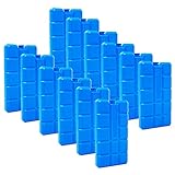 ToCi 4er Set Kühlakkus mit je 200ml | 4 Blaue Kühlelemente für die Kühltasche oder Kühlbox |...
